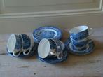 Servies Engels blauw, Liberty Blue, HISTORIC COLONIAL SCENES, Ophalen of Verzenden