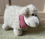 Schaap lammetje 34x25cm groot met halsdoek geruit lente, Ophalen of Verzenden, Zo goed als nieuw, Overige typen