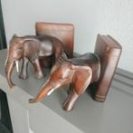 Houtsnijwerk boekensteunen, Antiek en Kunst, Ophalen of Verzenden