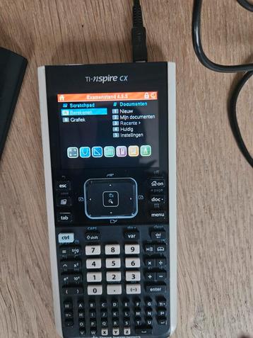 Grafische rekenmachine Texas TI-nspire cx beschikbaar voor biedingen