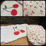 Hema dekbedovertrek “kersen” |nieuwstaat, Overige kleuren, Meisje, Dekbedovertrek, Ophalen of Verzenden