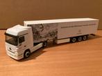 Herpa Mercedes-Benz Actros met oplegger, Hobby en Vrije tijd, Modelauto's | 1:87, Ophalen of Verzenden, Nieuw, Bus of Vrachtwagen