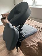 Draagbare Massagestoel / Tatoeëerstoel, Huis en Inrichting, Stoelen, Blauw, Ophalen of Verzenden, Zo goed als nieuw, Metaal