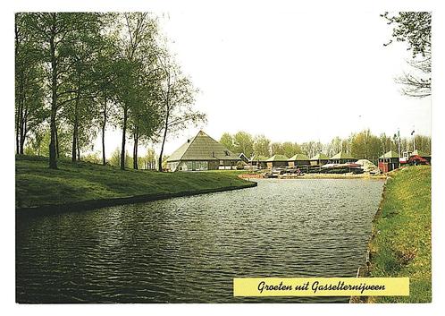 37480	Gasselternijveen	Drenthe	Hunzepark	 Gelopen met postze, Verzamelen, Ansichtkaarten | Nederland, Gelopen, Drenthe, Ophalen of Verzenden