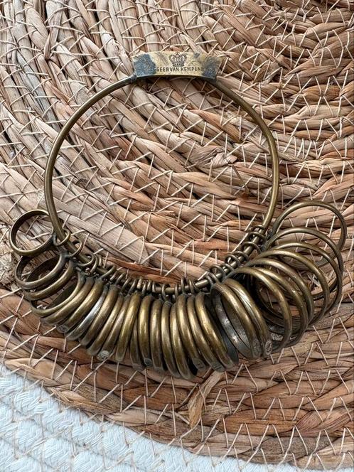 Antieke Geer van Kempen ringenhouder – verzamelobject, Antiek en Kunst, Antiek | Tin, Ophalen of Verzenden