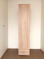 Handige kledingkast 1-deurs met lade en legplanken 186x42x51, Verzenden, Zo goed als nieuw, 150 tot 200 cm