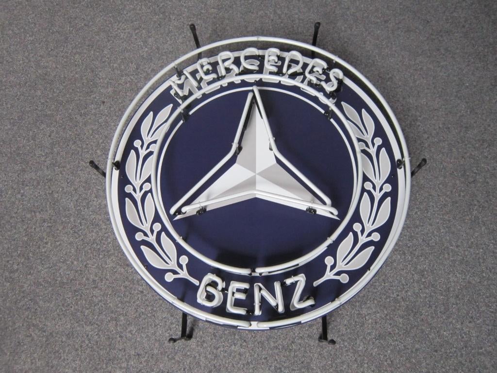MERCEDES NEON LICHTRECLAME, Verzamelen, Merken en Reclamevoorwerpen, Ophalen, Nieuw, Lichtbak of (neon) lamp