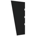 NIEUW Deurluifel zijpaneel (2 stuks) gehard glas zwart, Doe-het-zelf en Verbouw, Deuren en Horren, Minder dan 80 cm, Overige typen