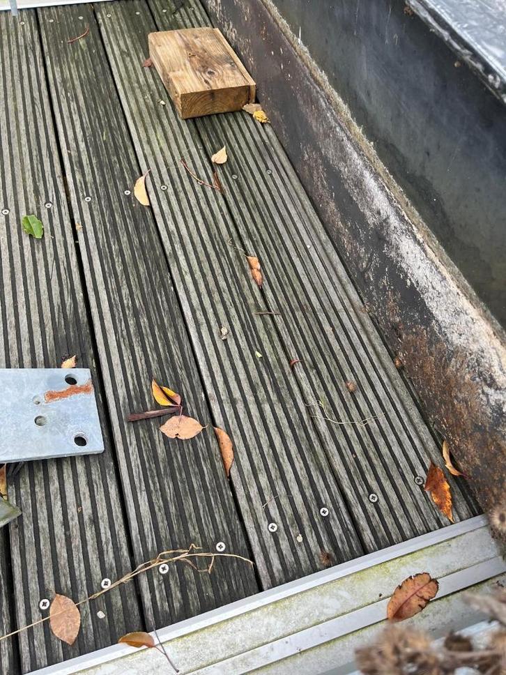 Hardhouten vlonderplanken, Tuin en Terras, Terrasdelen en Vlonders, Gebruikt, Hout, Ophalen