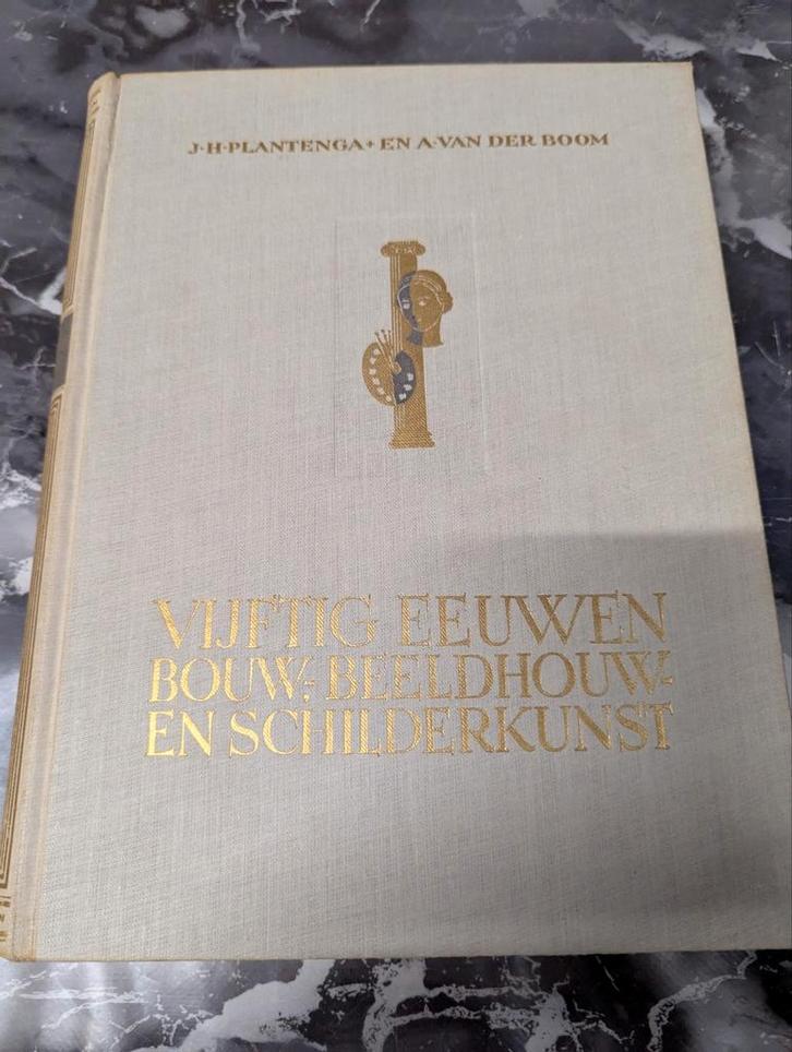 Vijftig Eeuwen Bouw-, Beeldhouw- en Schilderkunst, Boeken, Kunst en Cultuur | Fotografie en Design, Gelezen, Overige onderwerpen