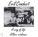 evil conduct/a way of life-punk/oi/nederpunk/oi-ZELDZAAM, Cd's en Dvd's, Vinyl Singles, Verzenden, Gebruikt, 7 inch, Rock en Metal