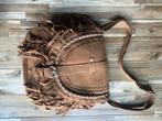 Cognac Handtas met Ritsvak, Ophalen of Verzenden, Nieuw, Bruin, Handtas
