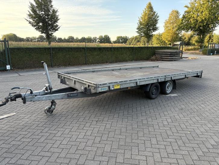 Hapert Autotransporter 500x200 cm 3000kg bj 2018 transporter, Auto diversen, Aanhangers en Bagagewagens, Gebruikt