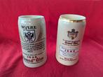 Twee Brand Bierpullen - 1 Liter, Ophalen, Gebruikt, Bierglas