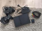 PlayStation 2 slim compleet, Ophalen, Gebruikt, Zwart, Met games