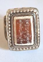Zware Perzische zilveren ring., Antiek en Kunst, Antiek | Goud en Zilver, Ophalen of Verzenden