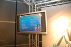 2 x 42 inch plasma display Fujitsu met flight case, Muziek en Instrumenten, Licht en Laser, Overige typen, Gebruikt, Ophalen