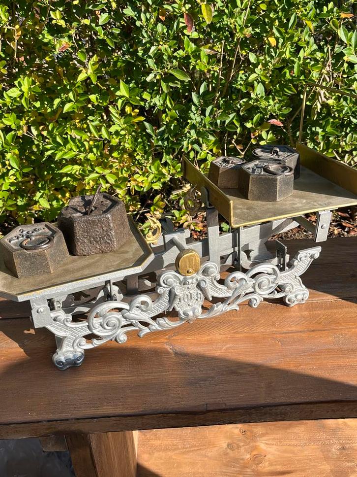 Antieke Gerestaureerde Weegschaal, Antiek en Kunst, Antiek | Gereedschap en Instrumenten, Ophalen