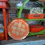 Florentijns dienblad - 34 cm doorsnee, Ophalen of Verzenden