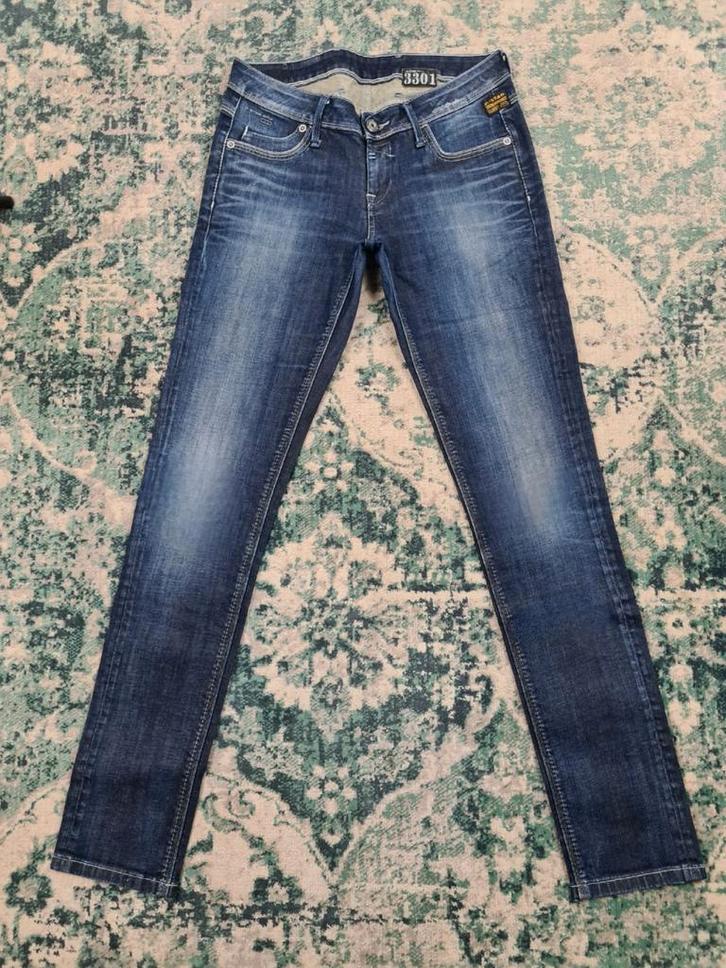 3301 G-star raw new tag skinny W29 L34 WMN Tulsi2934, Kleding | Dames, Spijkerbroeken en Jeans, Zo goed als nieuw, W28 - W29 (confectie 36)