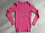 Roze rib longsleeve top Hema maat M, Maat 38/40 (M), Ophalen of Verzenden, Lange mouw, Roze