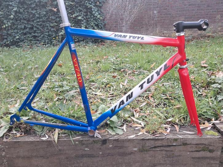 Van tuyl vt740 frameset 57 cm, Fietsen en Brommers, Fietsonderdelen, Gebruikt, Racefiets, Frame, Ophalen