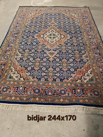 Perzisch tapijt Bidjar 244x170 wollen vloerkleed  beschikbaar voor biedingen