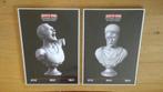 2 affiches in  lijst David Bowie Freddie Mercury Queen, Antiek en Kunst, Kunst | Litho's en Zeefdrukken, Ophalen