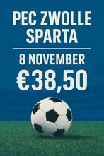 Pec zwolle - Sparta Rotterdam, Twee personen, November