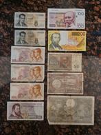 11 x bankbiljetten België, Ophalen of Verzenden, Buitenland, Bankbiljetten