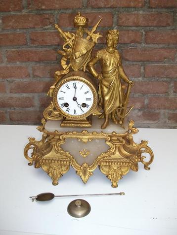 Antieke Pendule Willem Tell uit  1869 beschikbaar voor biedingen