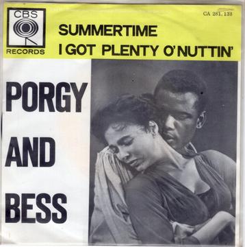 PORGY & BESS  -  Summertime  /  I got plenty o'nuttin'  beschikbaar voor biedingen