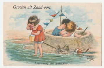Arthur Thiele.  Kinderen aan zee.  Illustrateurs.   beschikbaar voor biedingen