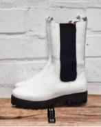DWARS - Leren biker chelsea boots maat 42 - Nieuw €129 DWRS, DWRS, Wit, Lage of Enkellaarzen, Nieuw
