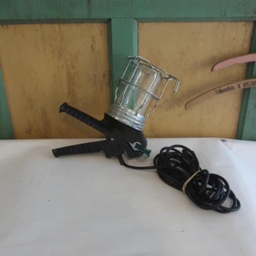 Looplamp kooilamp industrie origineel met klem zwart, Huis en Inrichting, Lampen | Wandlampen, Gebruikt, Ophalen of Verzenden