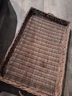 Rotan Dienblad Rechthoekig 80 x 50 cm, Huis en Inrichting, Woonaccessoires | Dienbladen, Verzenden, Gebruikt, Rechthoekig, Hout