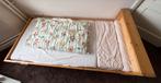 Kinder Meegroeibed ikea met matrassen en dekbed, Ophalen, Gebruikt, 70 tot 85 cm, Lattenbodem