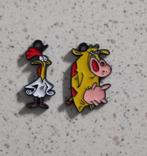 cow and chicken metalen bedel "nieuw", Hobby en Vrije tijd, Kralen en Sieraden maken, Ophalen of Verzenden, Nieuw, Bedel