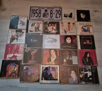 Michael jackson collectie singles/cd's beschikbaar voor biedingen