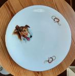 Bordje Lassie hond. Rheinplatz Hartporzellan., Ophalen of Verzenden, Zo goed als nieuw, Overige stijlen, Bord(en)