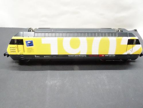 HAG 280 AC Digitaal ESU Re 460 Post SBB Jubileum, Hobby en Vrije tijd, Modeltreinen | H0, Zo goed als nieuw, Locomotief, Wisselstroom