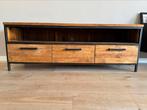 Mooi teak hout TV-dressoir, Teakhout, Ophalen of Verzenden, Zo goed als nieuw, Minder dan 100 cm