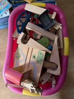 Houten trein spoor, Ophalen, Gebruikt