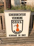 Vintage lichtbak covs scheidsrechters voetbal kerkrade, Ophalen, Gebruikt, Lichtbak of (neon) lamp