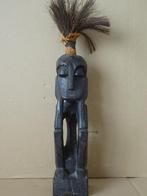 Afrikaans beeld houtsnijwerk inheems beeld de denker 43cm, Antiek en Kunst, Ophalen of Verzenden