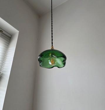 Vintage Murano glazen hanglamp. beschikbaar voor biedingen