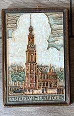 Cloisonné tegel van de Munttoren in Amsterdam, Antiek en Kunst, Ophalen of Verzenden
