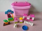 Kastopruiming - Duploset 4623 konijnen incl roze opbergdoos, Kinderen en Baby's, Speelgoed | Duplo en Lego, Ophalen of Verzenden