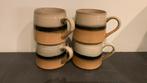 Vier XL thee mokken hkliving hk living zgan, Ophalen, Keramiek, Zo goed als nieuw, Overige stijlen