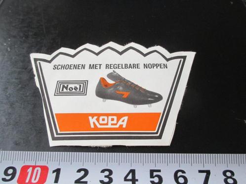 sticker noël kopa schoenen met regelbare noppen voetbal, Verzamelen, Stickers, Zo goed als nieuw, Bedrijf of Vereniging, Ophalen